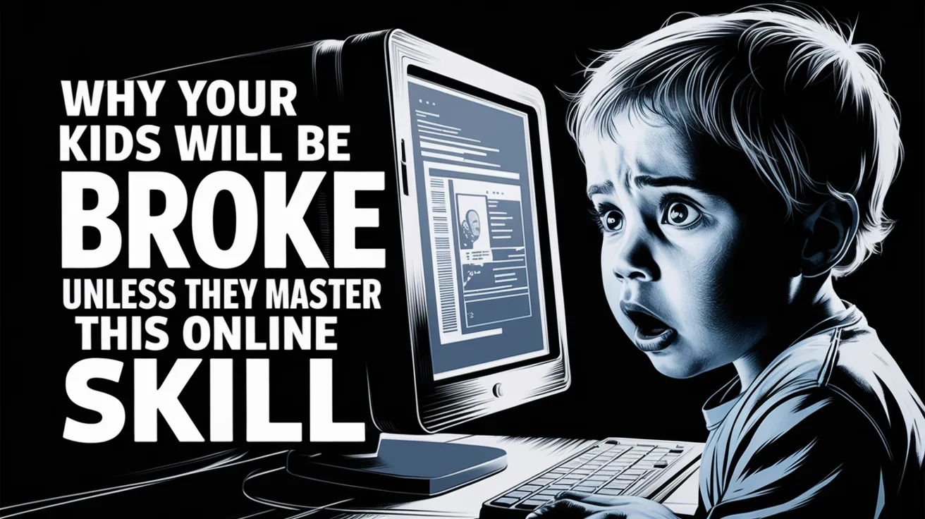 Why Your Kids Will Be Broke Unless They Master This Online Skill