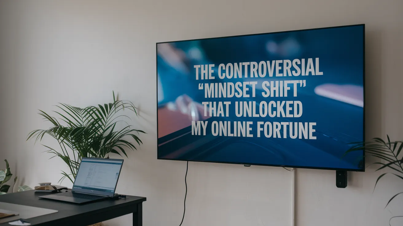 The Controversial ‘Mindset Shift’ That Unlocked My Online Fortune